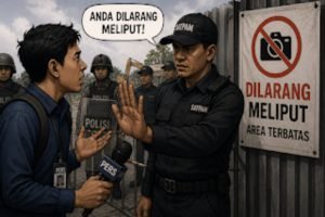 Lapas Labuhan Ruku Batu Bara tempat napi kabur dan polemik intervensi humas terhadap wartawan.